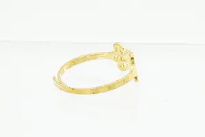 52- Leuke 18 Krt gouden dames / kinder ring met vlinder - kleine maat! kopen? Bied vanaf 40!