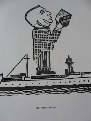 Peter Alma - Reprint van 8 satirisch houtsnede met tekst van Jan Rogier kopen? Bied vanaf 1!