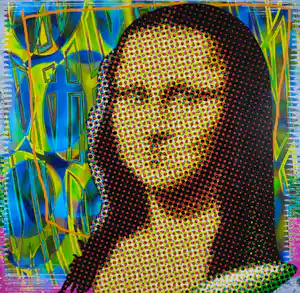 Arturo - Giclée op doek, Mona Lisa verkocht voor € 50!