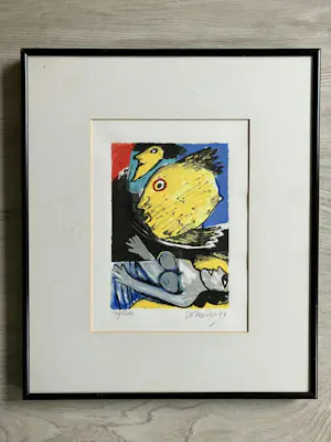 Corneille - Unieke serie van 6 Corneille zeefdrukken (zelfde oplage en net ingelijst) kopen? Bied vanaf 800!