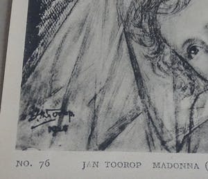 Jan Toorop - Madonna kopen? Bied vanaf 40!