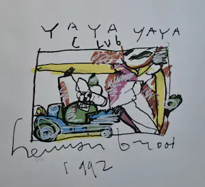 Herman Brood - Yaya Club - ingelijst - 135 ex. kaufen? Bieten Sie von 425!