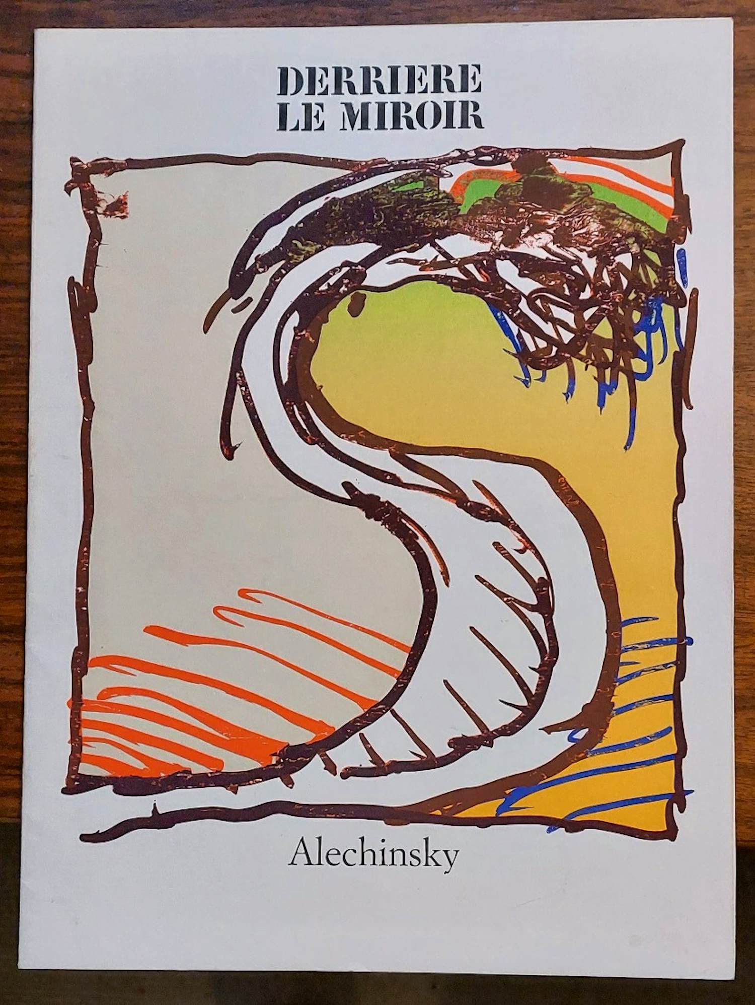 Pierre Alechinsky - Coverblad en achterzijde Derriere le Miroir kopen? Bied vanaf 45!