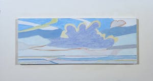 Paul Overhaus - Acryl op board, Wolkenlandschap - Ingelijst kopen? Bied vanaf 60!