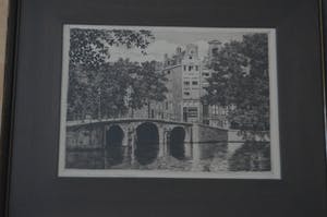 Niet of onleesbaar gesigneerd - Amsterdam / Heerengracht vs Leidschegracht. kopen? Bied vanaf 1!