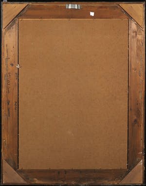 Fritz Schnitzler - Olieverf op papier, Man met fles - Ingelijst kopen? Bied vanaf 1!