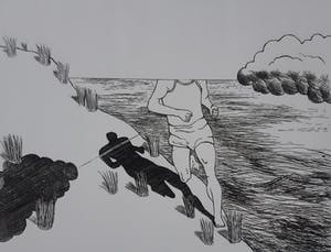 Hannes Postma - z.t. (Code: horizontaal amputaal) kopen? Bied vanaf 50!