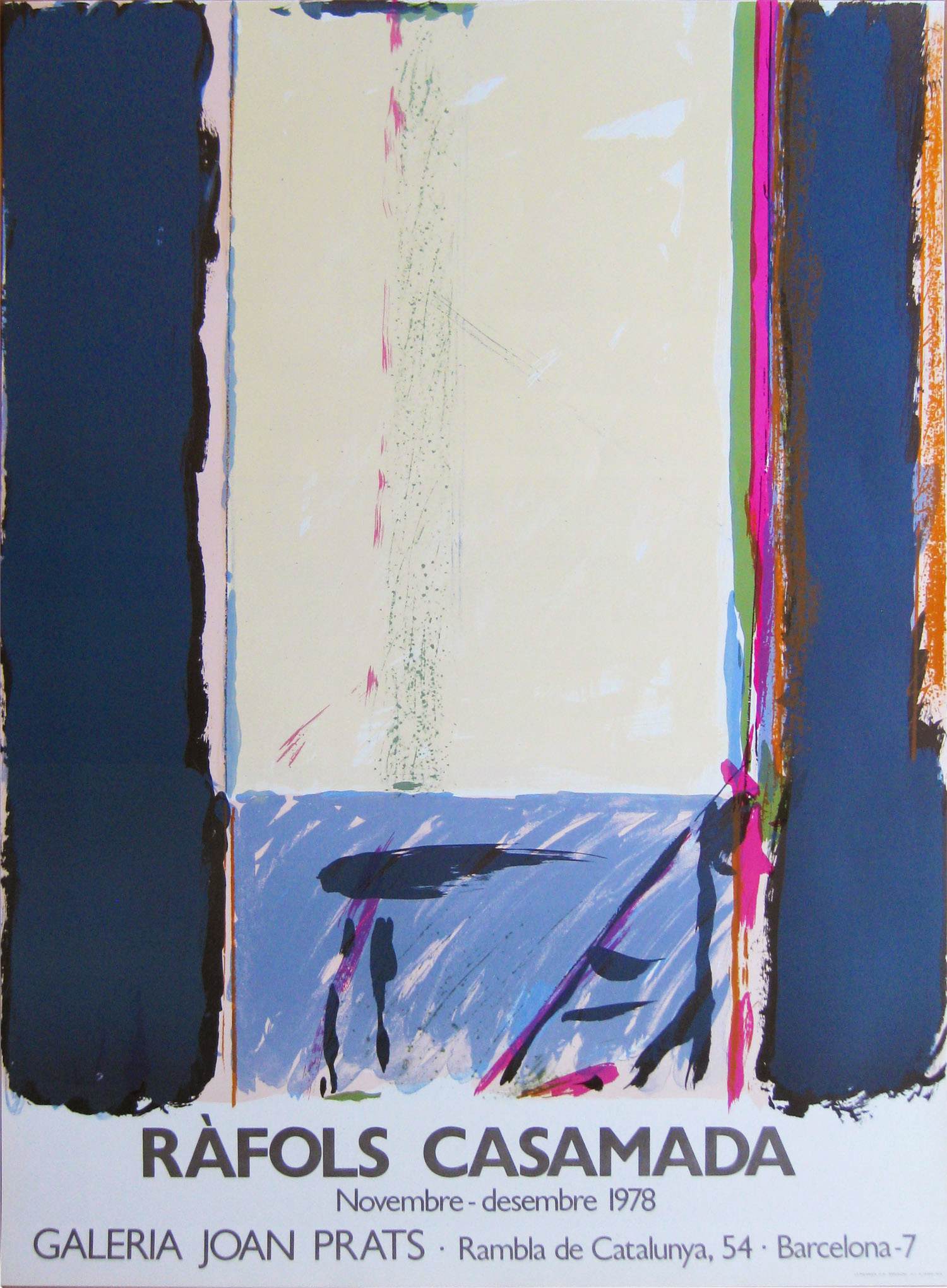 Albert Rafols Casamada - Origineel Lithografisch Affiche - 1978 kopen? Bied vanaf 58!