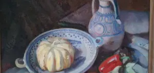 Henri Frederic Boot - Stilleven met pompoen en rode paprika kopen? Bied vanaf 1100!