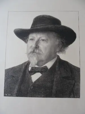 Jan Veth - Litho's van 7 bekende mensen van Nederland, uitgebracht van 1893 en 1896 kopen? Bied vanaf 80!