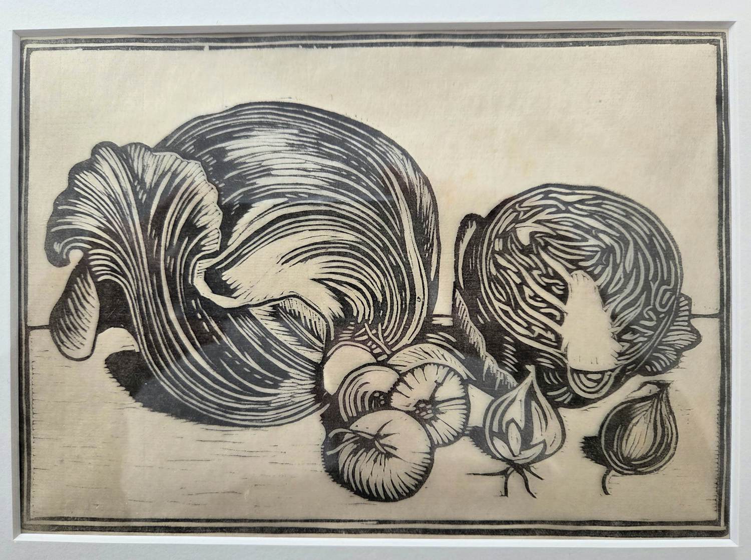 Arend van Starrenburg - Stilleven met kolen en uien. Ingelijst. 1919. kopen? Bied vanaf 79!