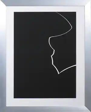 Harry van Kuyk - Zeefdruk uit het portfolio Grafinu - Ingelijst verkocht voor € 1!