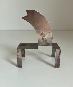 Klaas Gubbels - Stalen sculptuur | 'Nieuwjaarswens 2023' kopen? Bied vanaf 20!