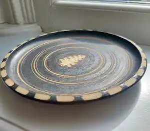 Jan van Stolk - schaal met abstracte decoratie vendu pour 25€ !