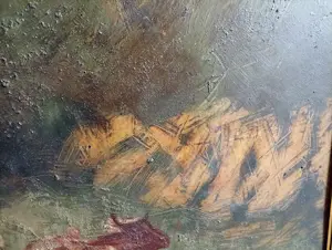 Floris Jespers - zeer groot schilderij op paneel - 1943 - gesigneerd - ingelijst kopen? Bied vanaf 1000!