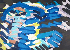 Karel Appel - Zeefdruk uit de serie Stripes verkocht voor € 1!