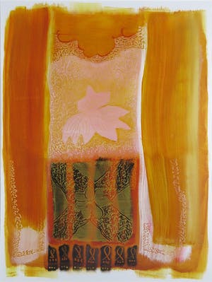 Tineke Looman - Olieverf op canvaspapier, Indian summer - Ingelijst kopen? Bied vanaf 1!