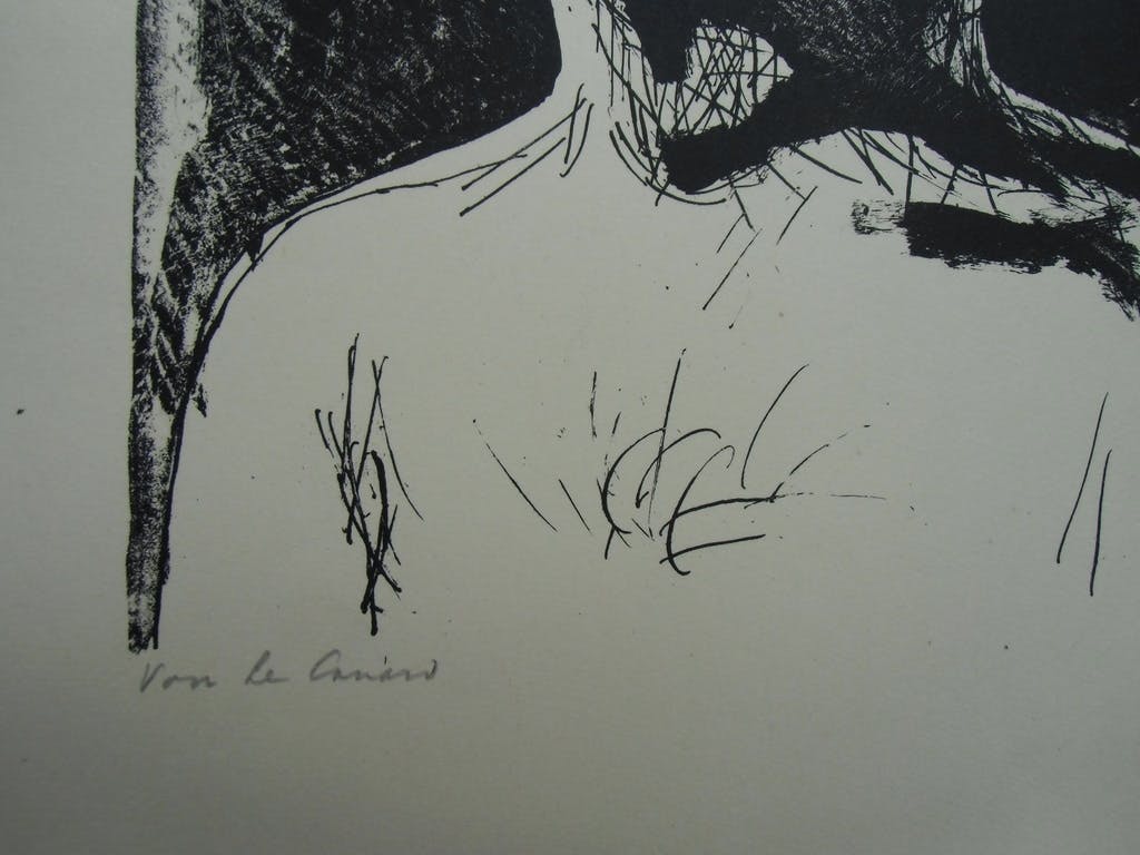 Perdok - VOOR LE CANARD /// LITHO VAN PERDOK kopen? Bied vanaf 25!