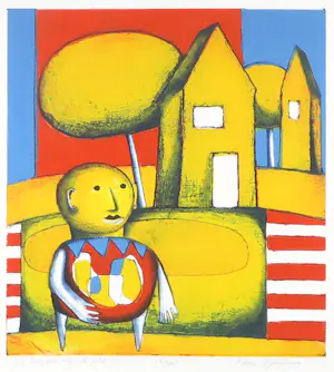 Hans Heijman - Kleurenets, Dit huis voor mij de plek - Ingelijst kopen? Bied vanaf 35!