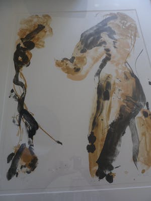 Ger Lataster - abstracte litho - 1988 - oplage 100 ex ingelijst. kopen? Bied vanaf 90!