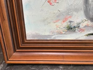 Niet of onleesbaar gesigneerd - Pot met bloemen kopen? Bied vanaf 1!