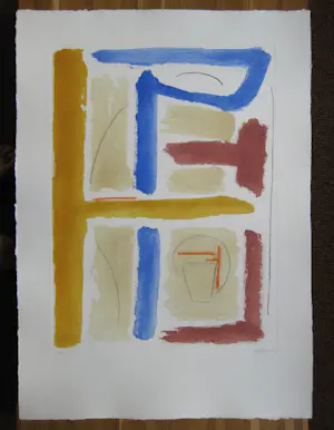 Albert Rafols Casamada - Groot Gesigneerde Aquatint Ets - 2005 kopen? Bied vanaf 575!