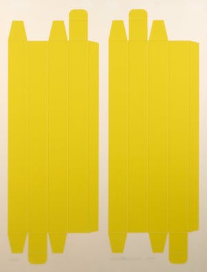 Lode Pemmelaar - Zeefdruk, Uitgevouwen doos - Ingelijst kopen? Bied vanaf 80!