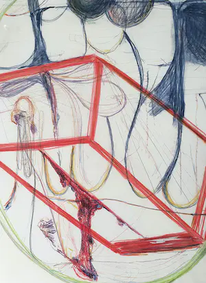 Peter Otto - Multiple (naar pastel) 'Framed'- Ingelijst kopen? Bied vanaf 80!