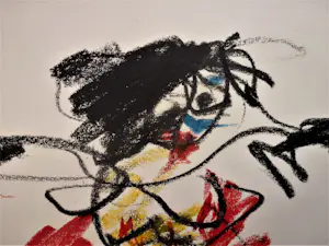 Anton Heyboer - Vrolijke kleurige danseres kopen? Bied vanaf 300!