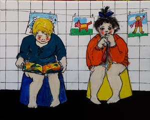 Anke Peddemors - kunst voor in het kleinste kamertje 24 2 4 kopen? Bied vanaf 20!