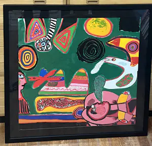 Corneille - Ingelijste litho Bain de Soleil / Zonnebaden, 1999 kopen? Bied vanaf 990!