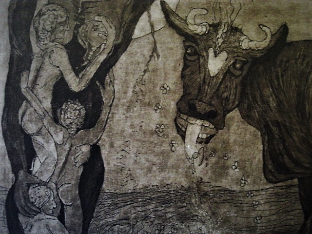 Nel Kleijn - Fraaie Ets/Aquatint 1e staat "Pluk de Dag" gesigneerd 1979 kopen? Bied vanaf 1!