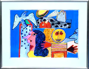 Corneille - ingelijste litho: Pinocchio - 1993 kopen? Bied vanaf 495!