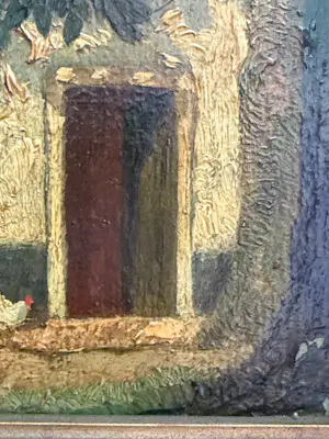 Jacob van Rossum - Vrouw met emmer en kippen op een hoeve kopen? Bied vanaf 110!