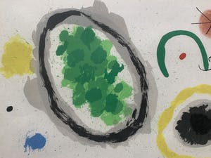 Joan Miro - HANDGESIGNEERDE kleurenlitho - 'Le Lézard aux Plumes d'Or - 1967 kopen? Bied vanaf 1!