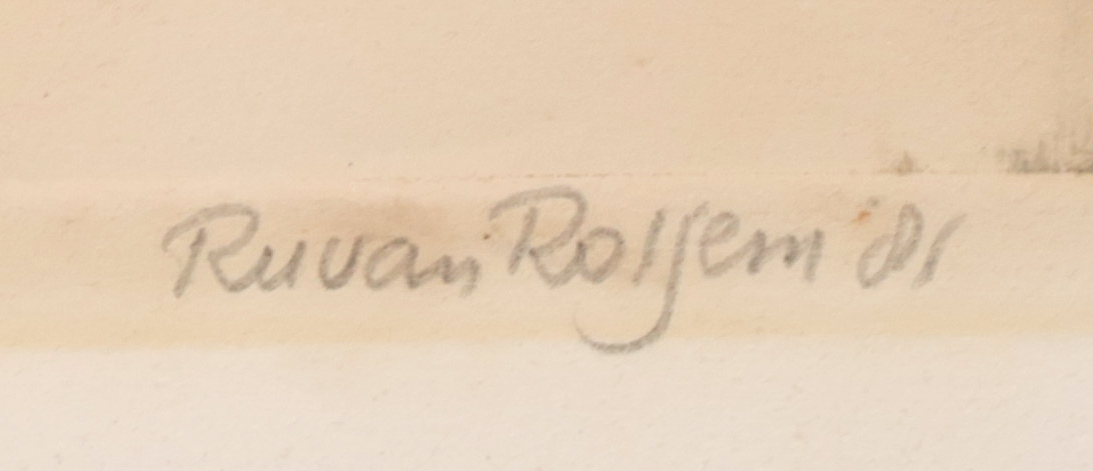 Ru van Rossem - Reliëfets en aquatint, Rodeo kopen? Bied vanaf 1!