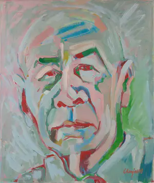 Anja Mul - Olieverf op doek, Henry Miller - Ingelijst kopen? Bied vanaf 1!