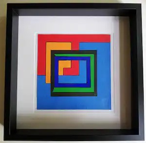 Guy Vandenbranden - Abstracte voorstelling vendu pour 1007€ !