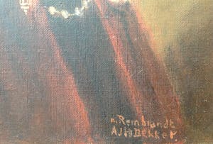 Niet of onleesbaar gesigneerd - Naar Rembrandt van Rijn kopen? Bied vanaf 1!