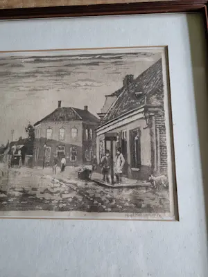 Karel Kok - Hoek Kleine en Grote berg Eindhoven ca 1900 kopen? Bied vanaf 35!