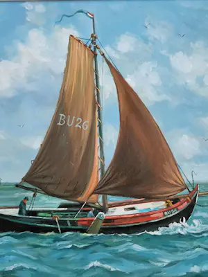 Frits Pieters - Botter op IJsselmeer. kopen? Bied vanaf 125!