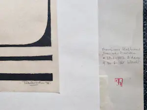 Frans van Noorden - in 1932 gemaakte monochrome houtsnede "devotie" potloodgesigneerd kopen? Bied vanaf 32!