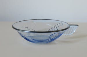 Curiosa - Art Deco 7-delige persglazen fruit set met verzilverde rand kopen? Bied vanaf 1!