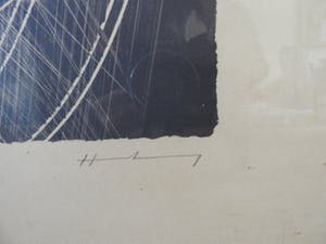 Hans Hartung - Zonder titel (Blue and Black) kopen? Bied vanaf 310!