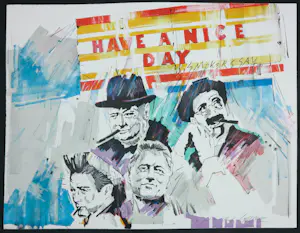 Wolfgang Loesche - Litho, Have a Nice Day, Smokers Say kopen? Bied vanaf 1!