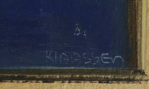 Wil Klaassen - Olieverf op papier, 25-59 - Ingelijst kopen? Bied vanaf 50!