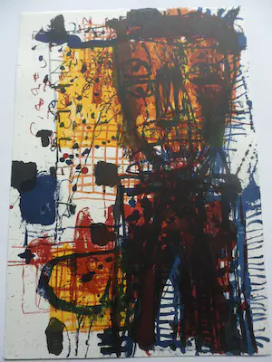 Rik van Iersel - Litho, Titel : "Storyteller III ". kopen? Bied vanaf 30!