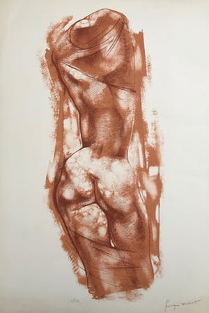 Georges Oudot - Mooie kleurenlitho - Torso - Gesigneerd - 49/150 kopen? Bied vanaf 75!