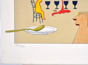 Jan Voss - Tout - Litho - Gesigneerd - 55x77 cm - 1969 kopen? Bied vanaf 50!