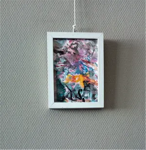 Niet of onleesbaar gesigneerd - Gemengde techniek schilderij - Gesigneerd kopen? Bied vanaf 1!